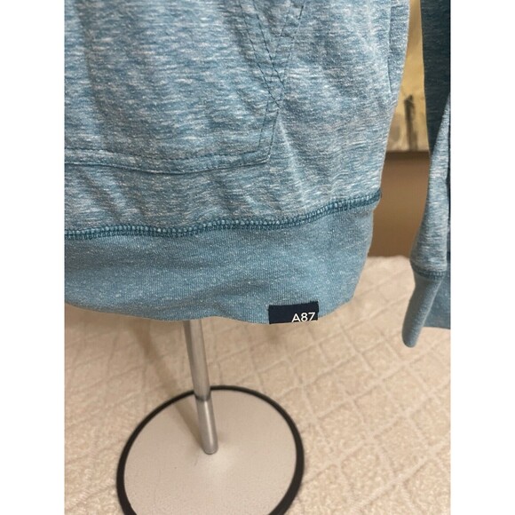 Aeropostale XS Women’s Lightweight Hoodie. Light Blue With Pocket - Picture 4 of 9